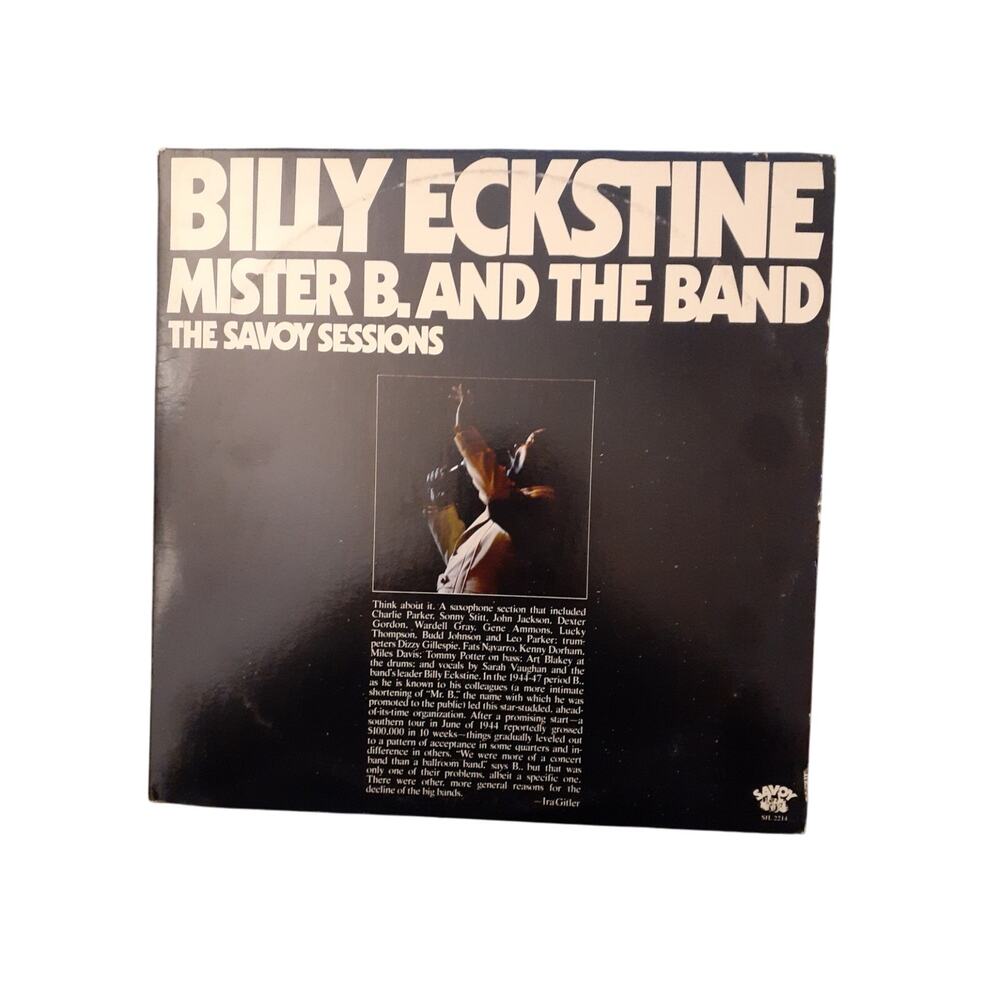 Billy Eckstine Mister B. and The Band The Savoy sessions - 2XLp